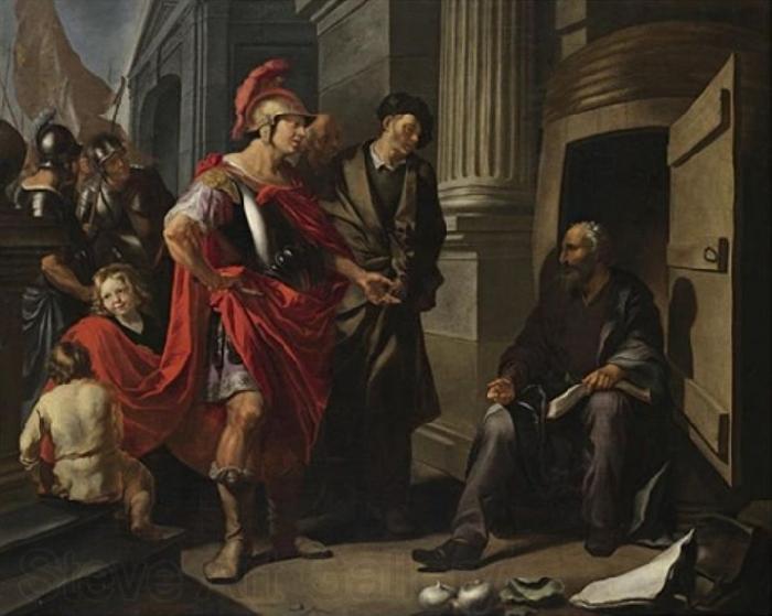 Hendrik Heerschop Alexander the Great and Diogenes